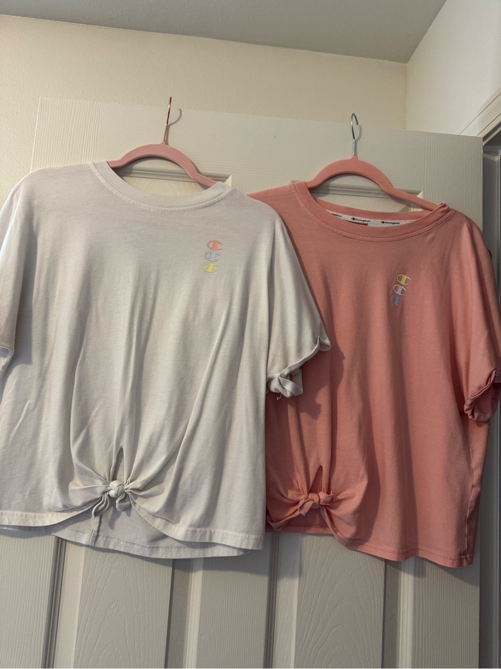 Champion Women’s Graphic T-Shirt Bundle | 2 Tops | Size Large